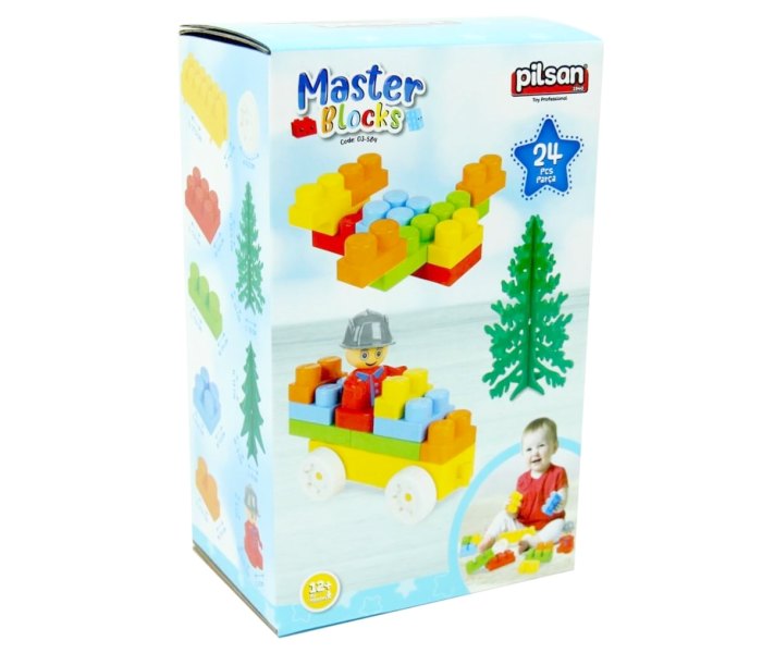 Igračka Pilsan, kutija sa kockama 24kom.