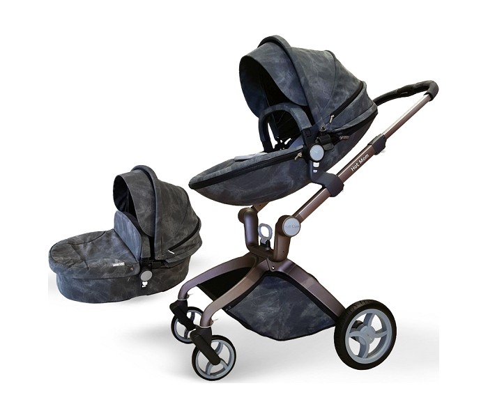 Kolica za bebe Hot mom 2u 1 washing grey
