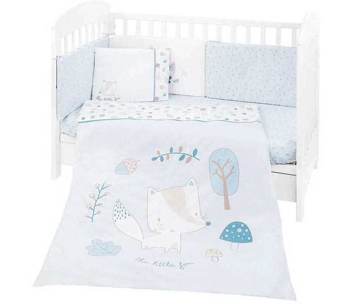 Set posteljina Kikkaboo 2/1 60/120 little fox