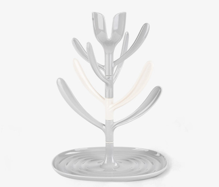 Stalak za sušenje flašica i cucli, sivi