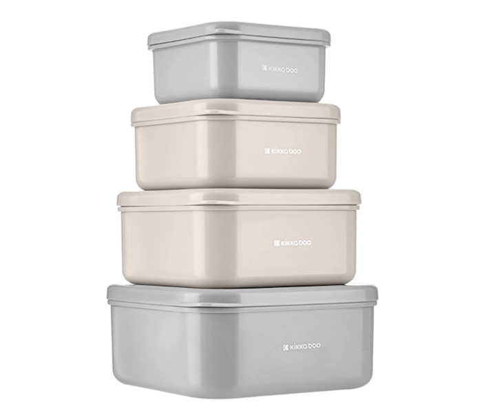 Kutije za hranu, sive 4 kom.