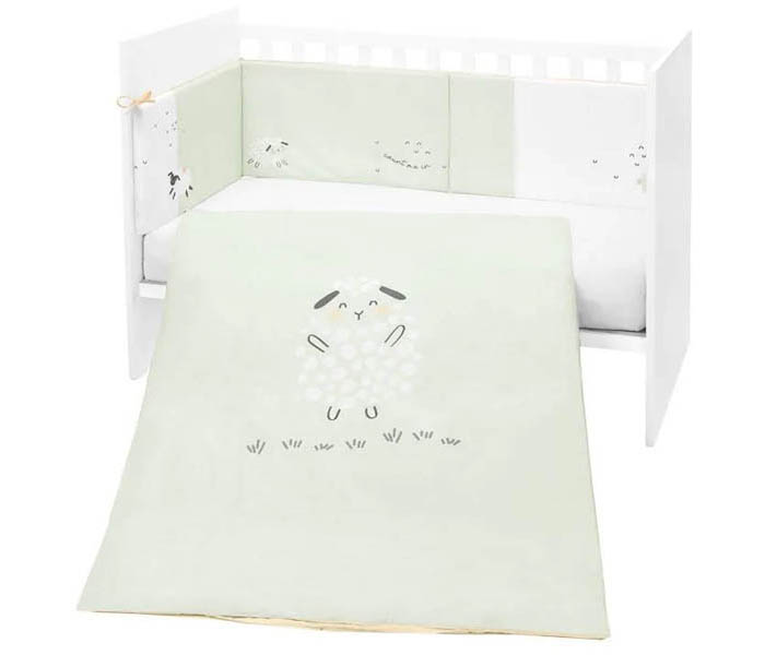 Set posteljina Kikkaboo 2/1 60/120 sleepy sheep