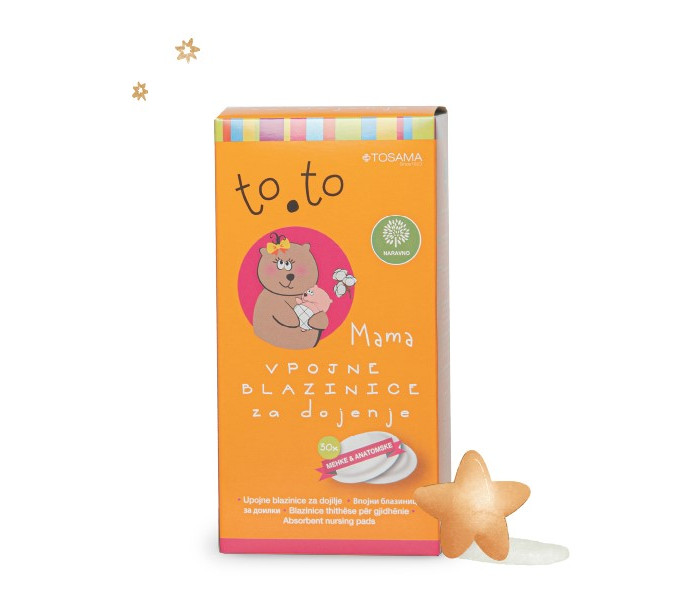 Toto mama upijajući tupferi za dojilje A30kom.