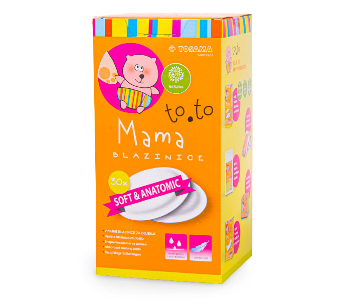 Toto mama upijajući tupferi za dojilje A30kom.