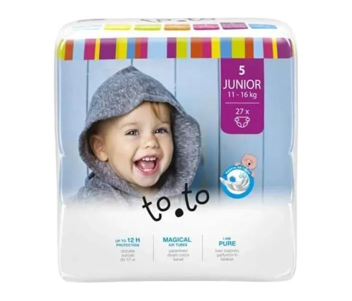 Toto baby pelene Junior 11-16kg 27 komada