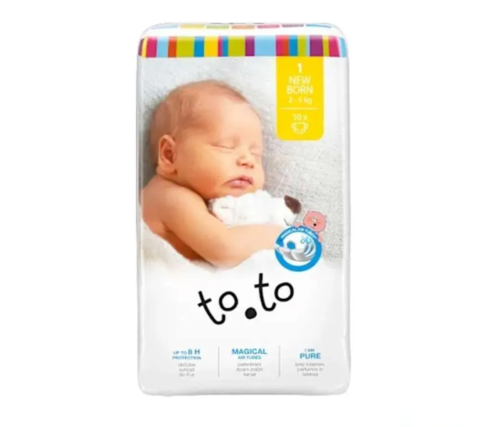 Toto baby pelene za novorodjencad 2-5kg 50 komada
