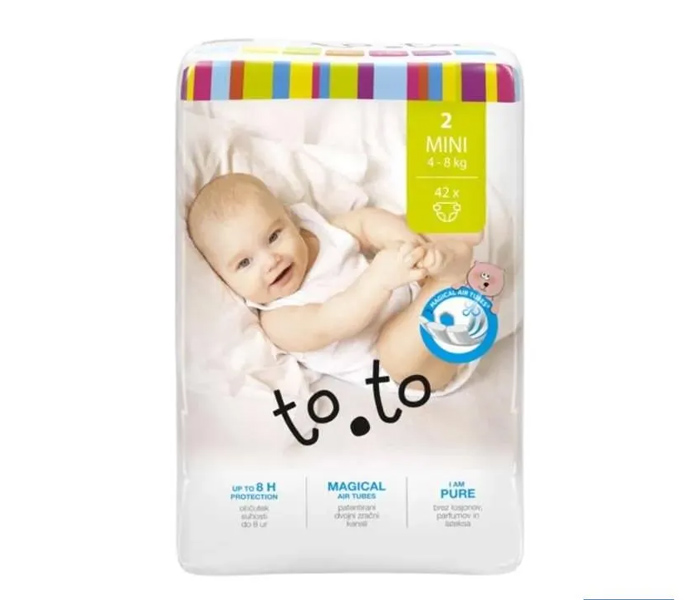 Toto baby pelene Mini 4-8kg 42 komada
