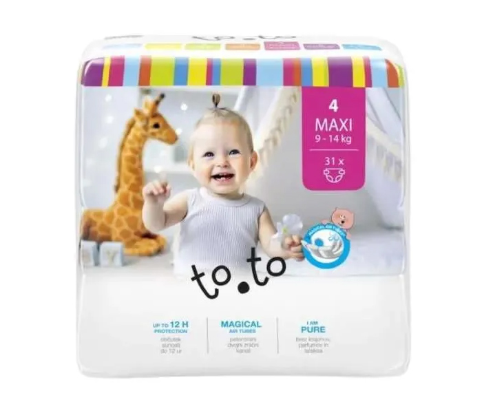 Toto baby pelene Maxi 9-14kg 31 komad