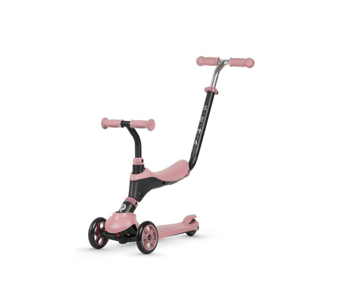 Q Play skuter/trotinet 3u1 Sema rozi