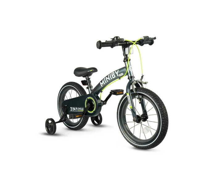 Q Play Biciklo Miniby 14 inc , sivo