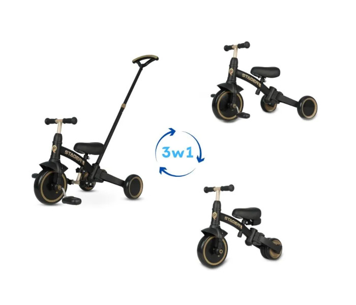 QPlay Triciklo 3u1 Stager platinum