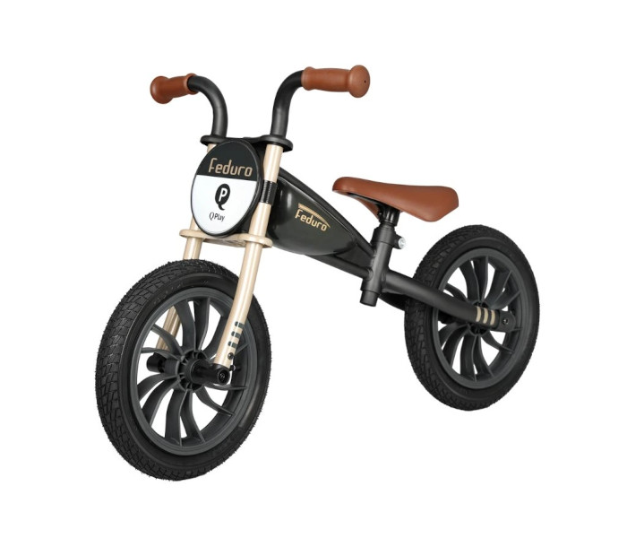 QPlay Biciklo Balance Feduro crno/zlatno