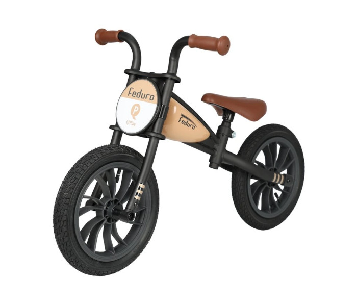 QPlay Biciklo Balance Feduro bež/braon