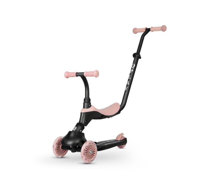 Q Play skuter/trotinet 6u1 Sema Evo coral pink