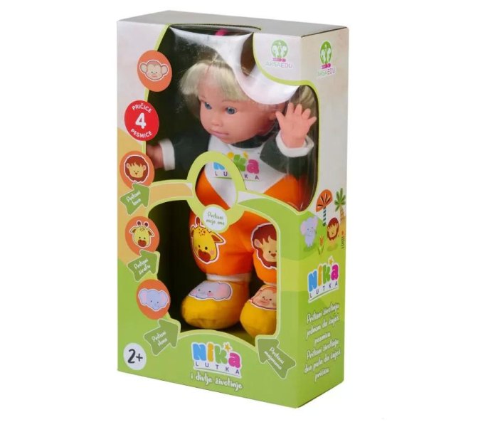 Igračka lutka Nika i divlje životinje