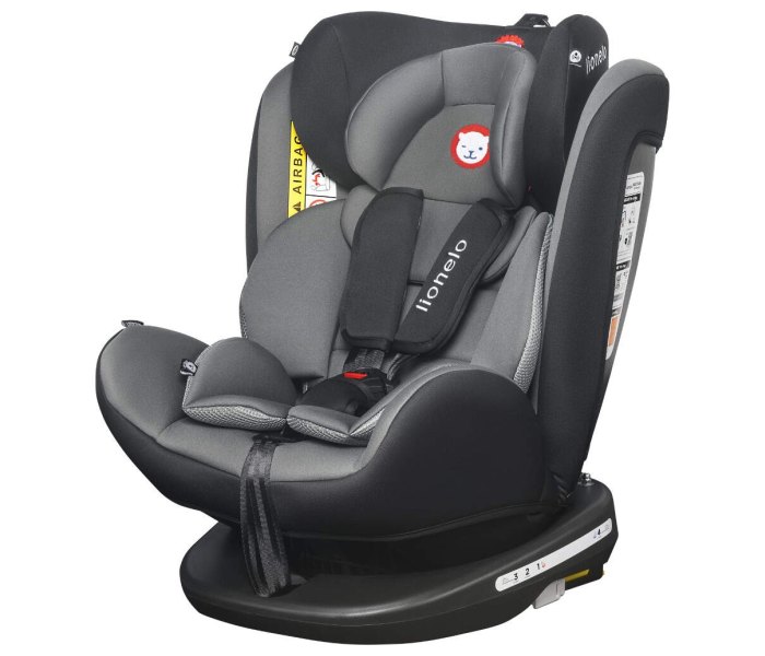 Sjediste za auto Lionelo Bastian fix grey/black 0-36