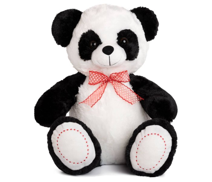 Plišana igračka Amek panda sa mašnom 42 cm