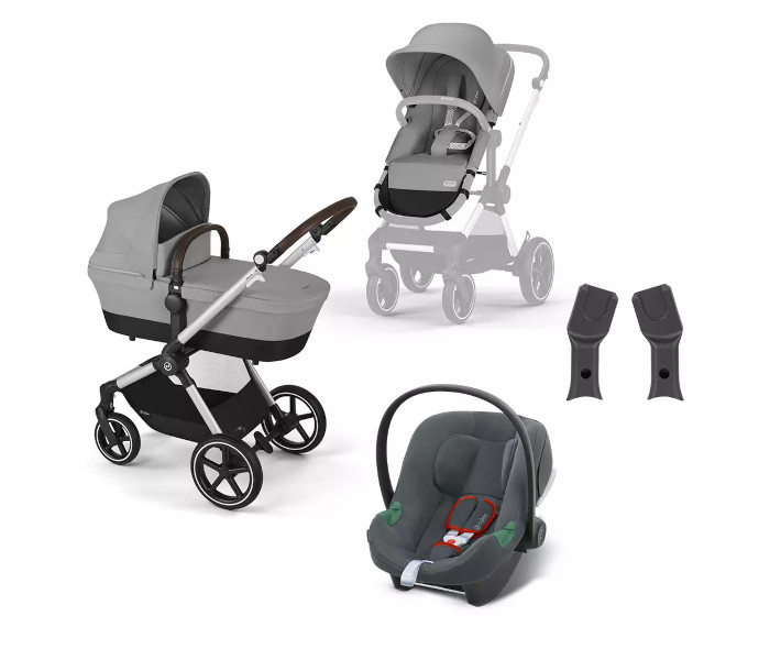 Cybex kolica Eos lux SLV 3u1 stone grey