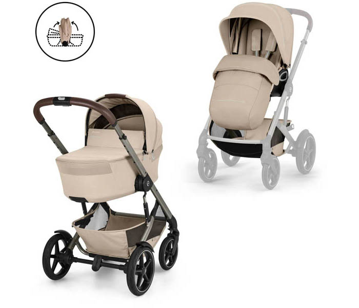 Cybex kolica 2 u 1  Talos S TPE CC B almond