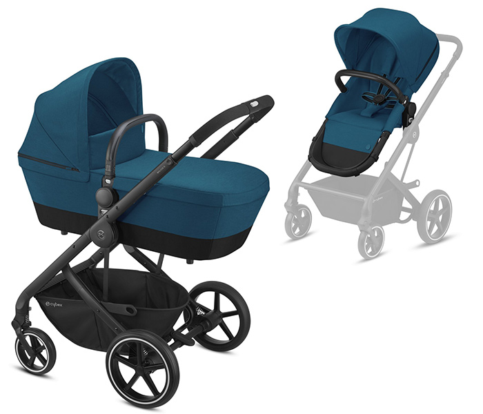 Cybex kolica Balios S 2 u 1 BLK river blue
