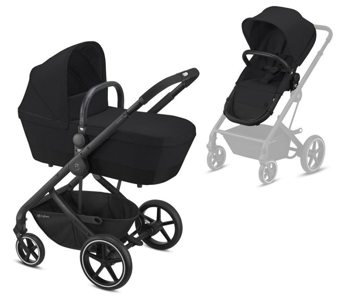 Cybex kolica Balios S 2 u 1 BLK deep black