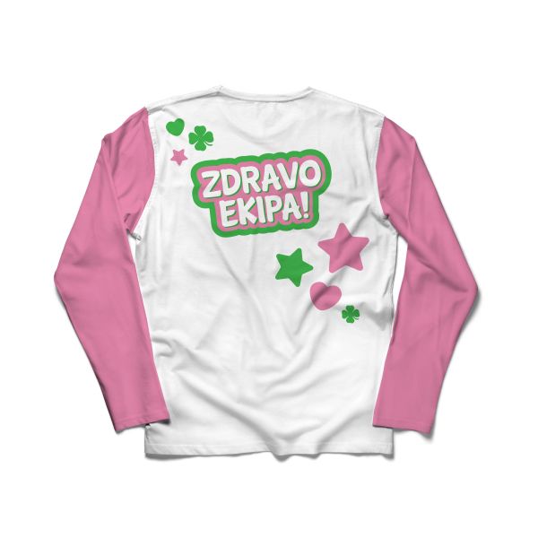 Dječija majica Zaga i Filip roza, veličina 12