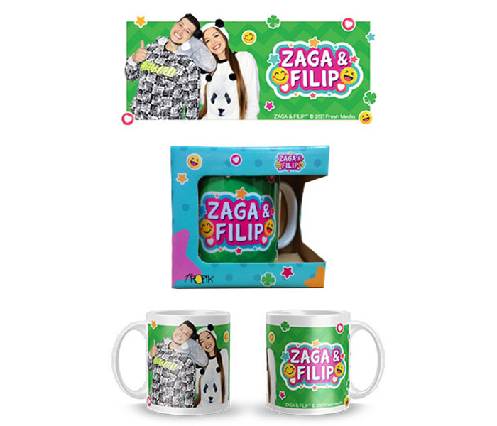 Šolja zelena  Filip i Zaga