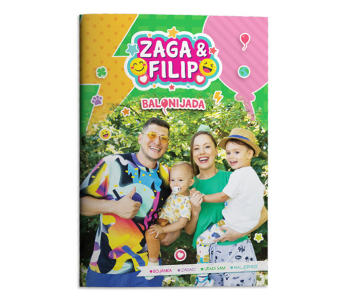 Balonijada Zaga & Filip, bojanka