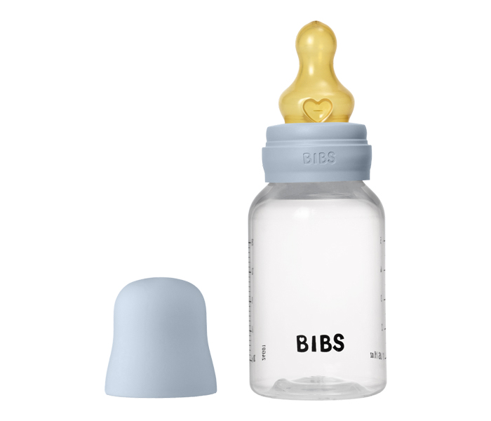 Flasica 150 ml Baby - blue spori protok - kaucuk