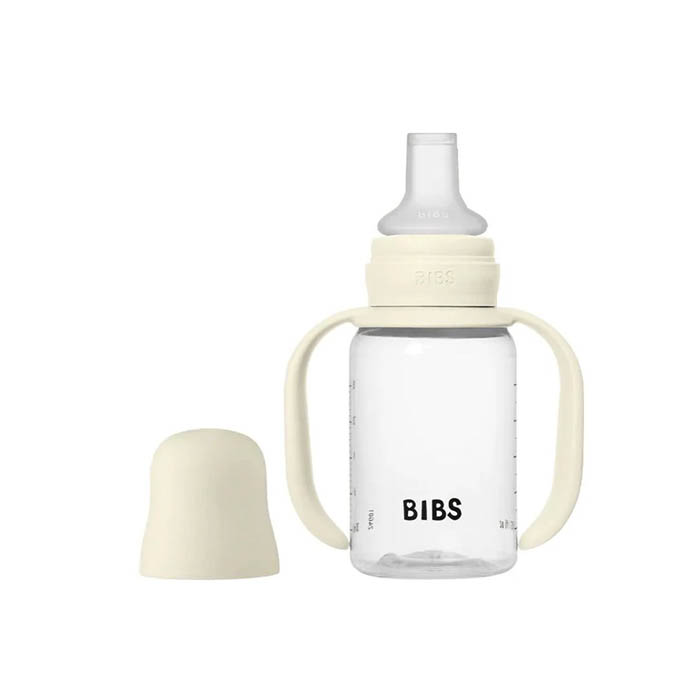 Bibs Sippy flašica – 150 ml, Ivory, bez curenja, silikon
