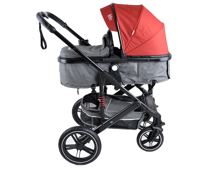 Kolica Star crveno siva 2u1