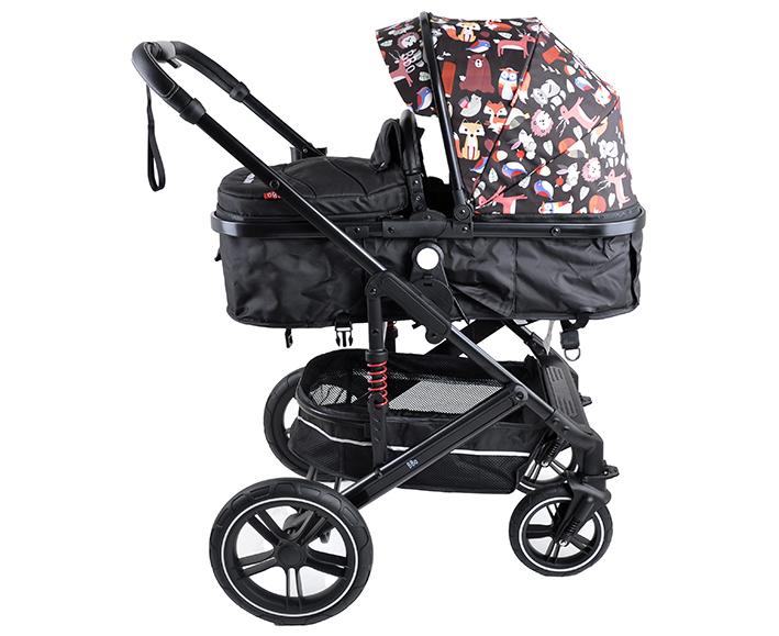 Kolica Star crna animal 2u1