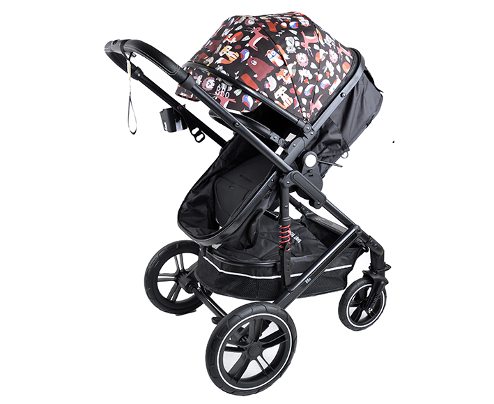 Kolica Star crna animal 3u1