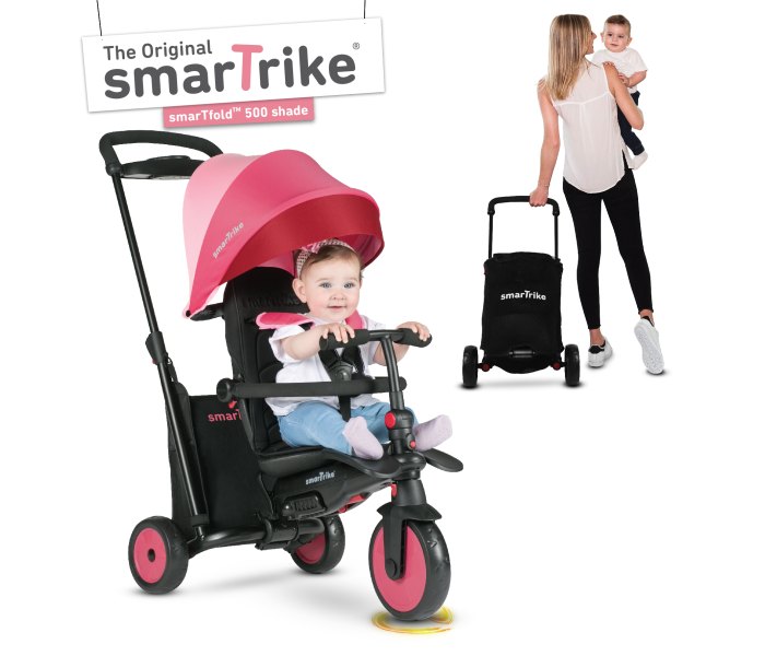 Tricikl Folding 500 9m+ crveni