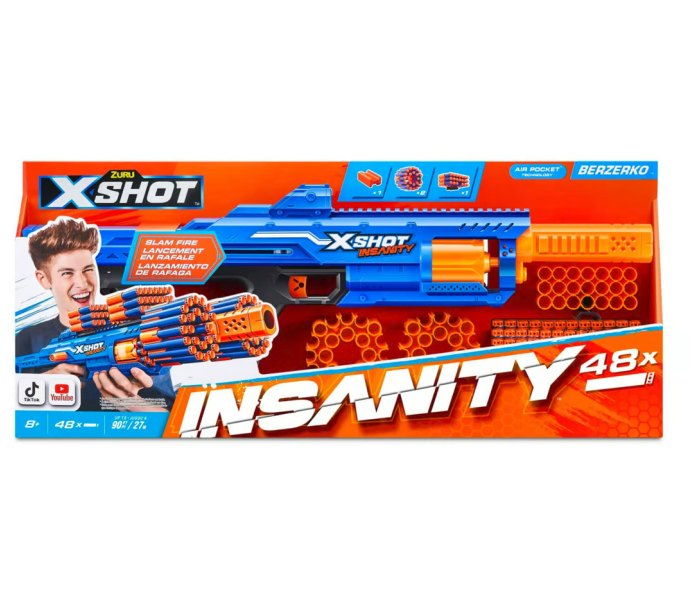 Igračka Zuru puška X-shot insanity berzerko 8 shot 36610
