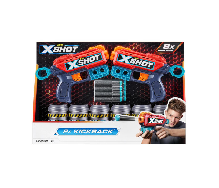 Igračka Zuru pištolj X-shot Double Kickback 36202