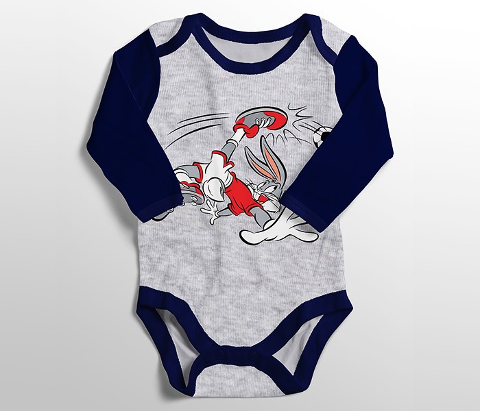 Bodi za bebe dug rukav Looney tunes 56 cm
