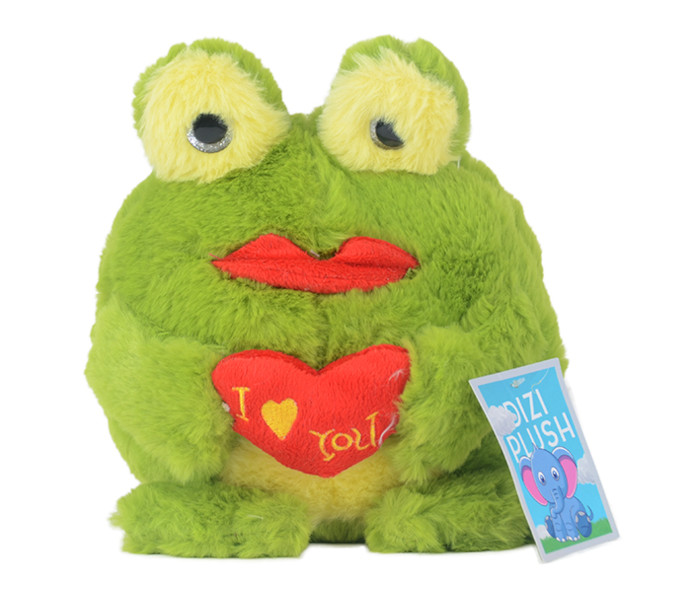 Plišana igračka 20cm žaba sa srcem