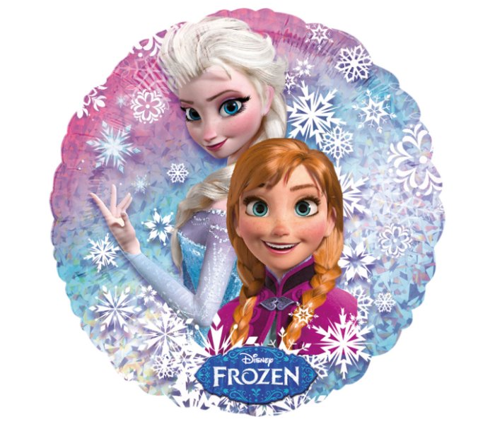 Klasični balon od folije Frozen hologramski 43 cm