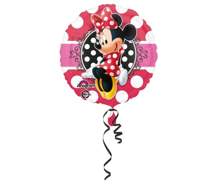 Klasični balon od folije Minnie Portrait 43 cm