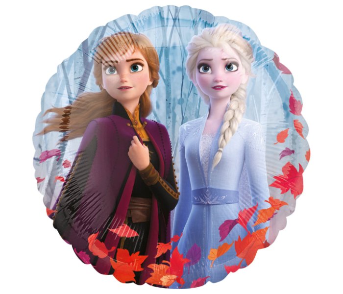 Klasični balon od folije Frozen 2 Satin okrugli