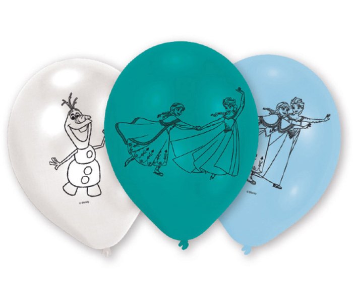 6 balona od lateksa Frozen 22.8 cm / 9