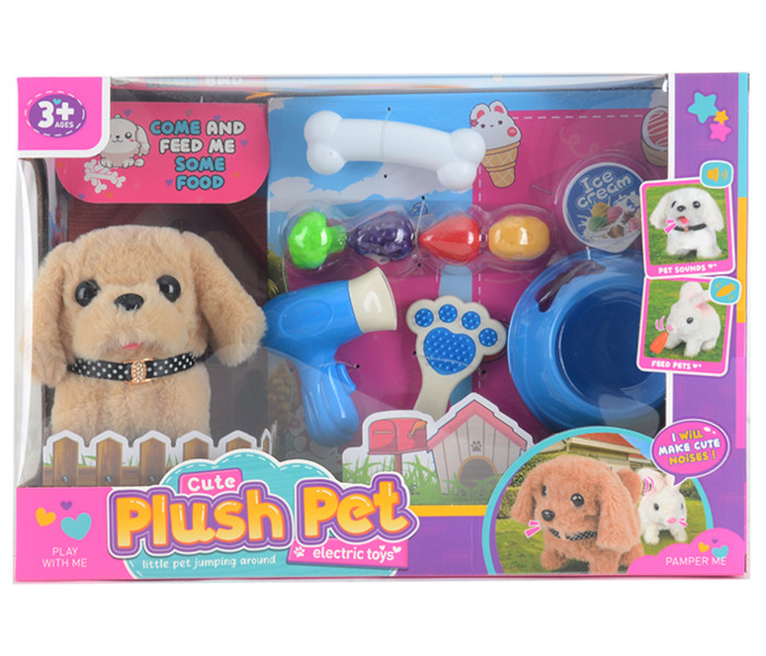 Set plišani pas ljubimac sa dodacima koji hoda sa zvukom