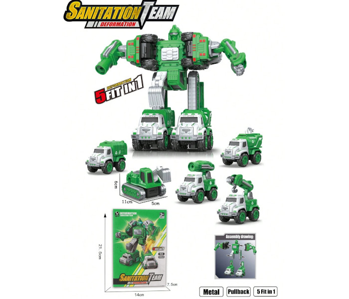 Igračka transformers sanitarni kamion