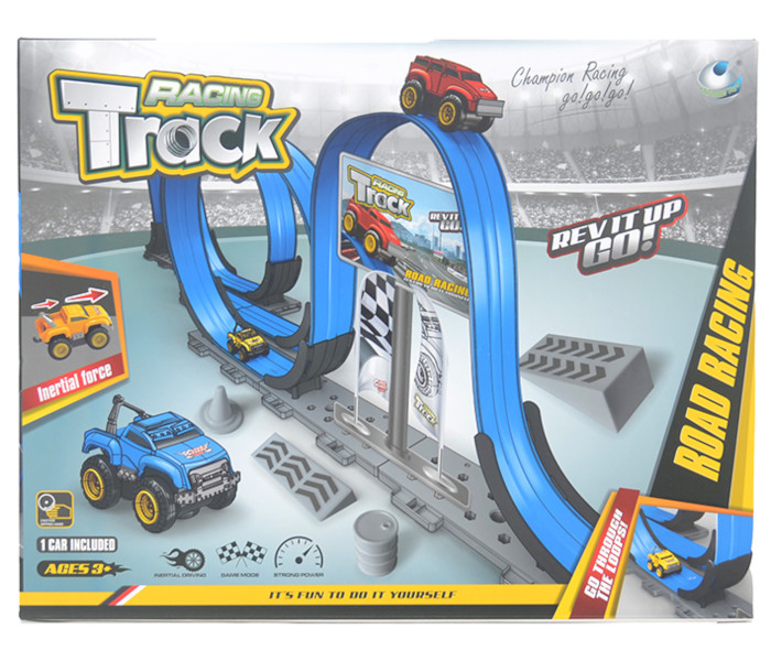 Igračka magnetna staza sa autima na povlačenje