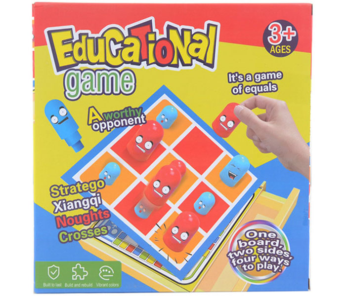 Igračka 4-u-1 dječije društvene i puzzle igre (porodični set)
