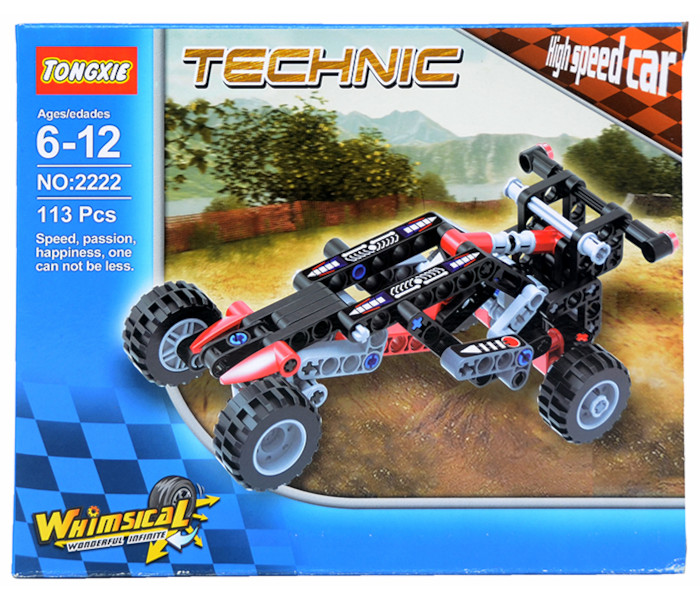 Kockice trkački automobil 113 djelova