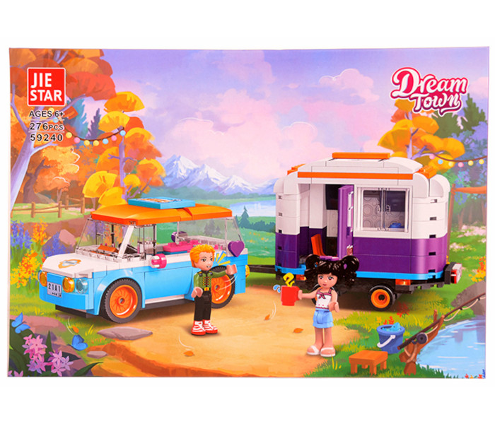 Kockice auto sa prikolicom 276 kom