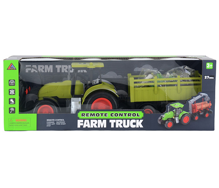 Igračka traktor sa prikolicom na daljinsko upralvjanje