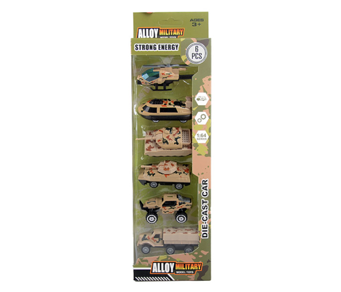 Igračka vojna vozila 1/64- 6 komada